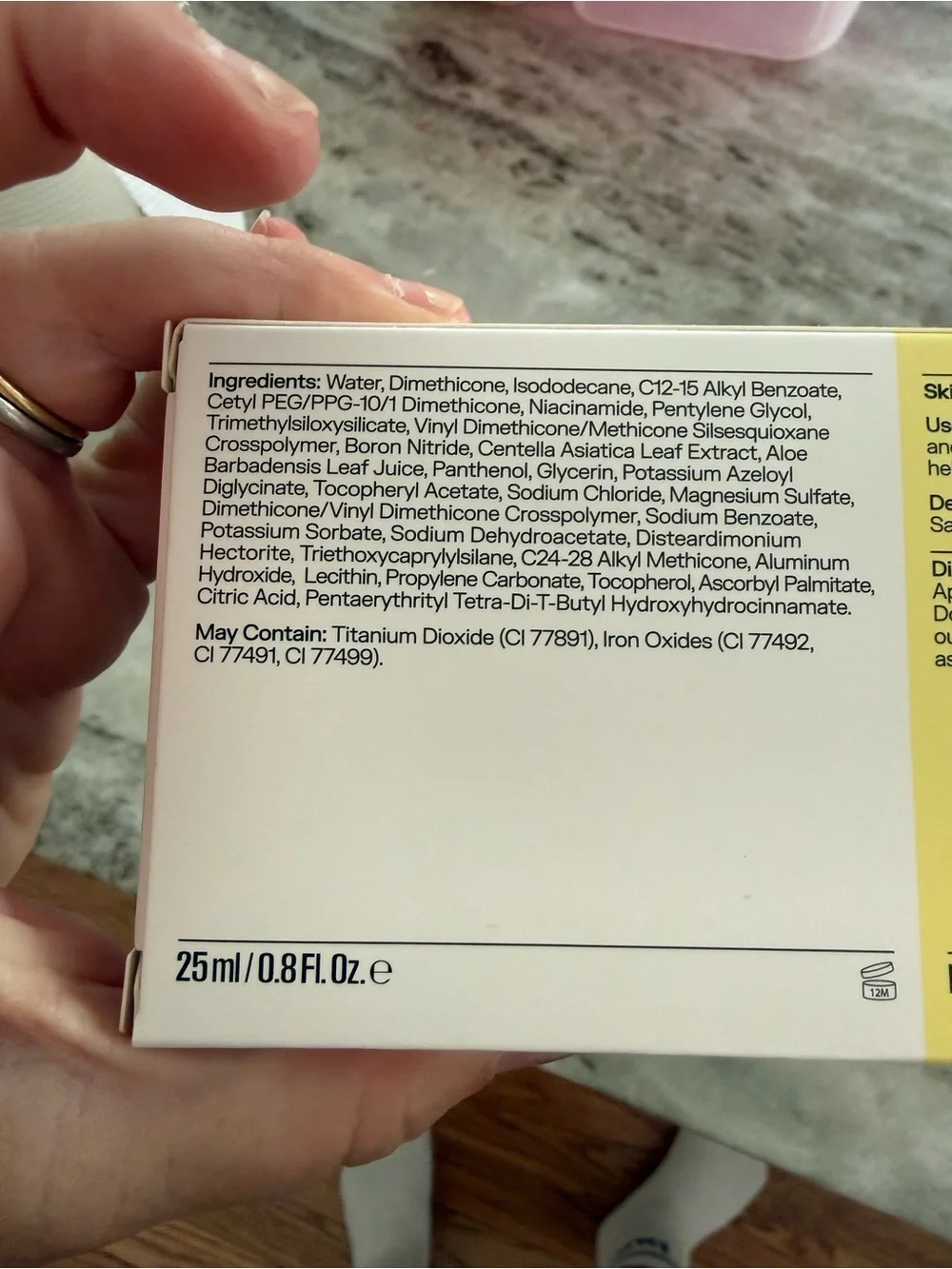 Acne-Safe Foundation – Yellow & White Packaging